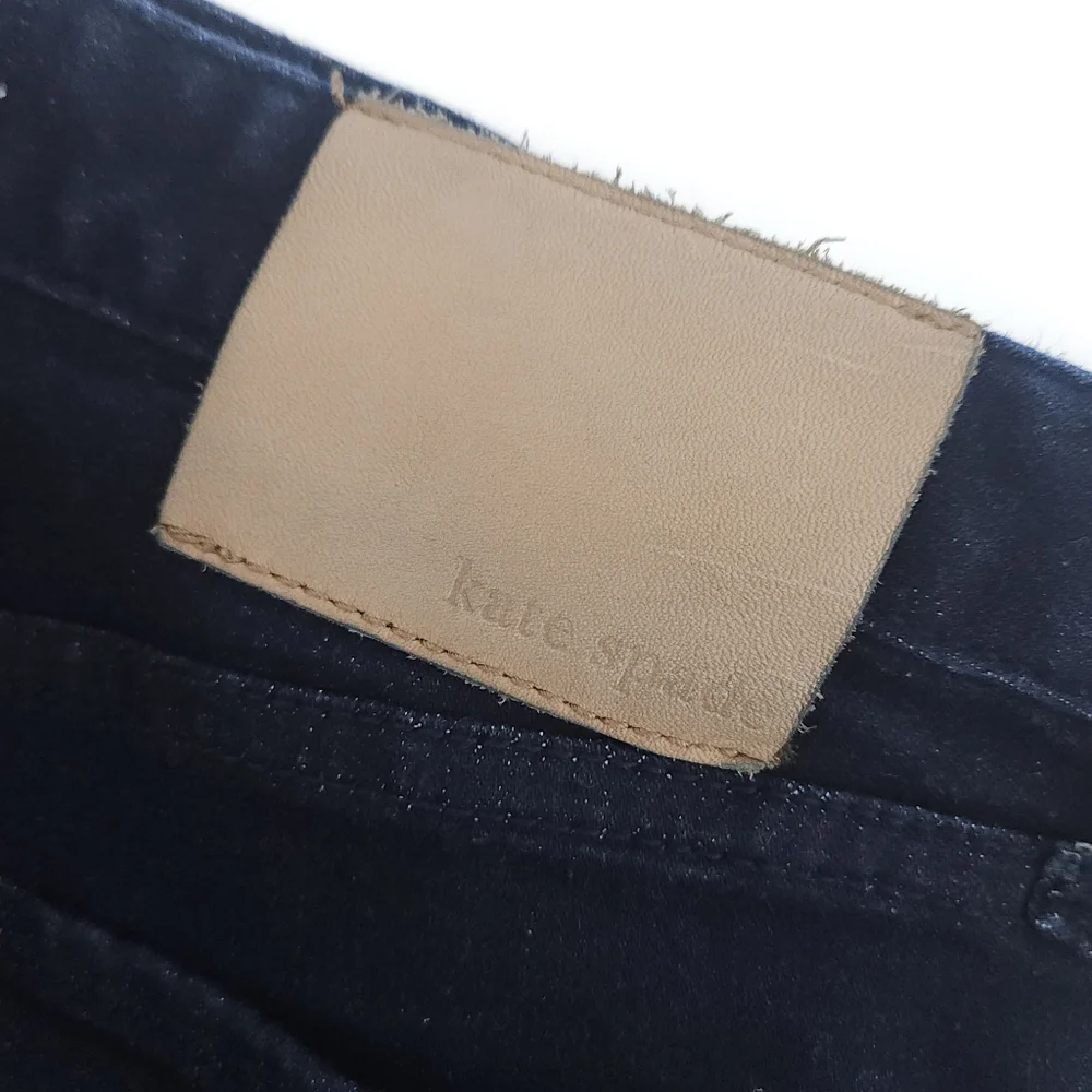 Kate Spade Dark Wash Skinny Jeans Size 26 Stretch Mid Rise Designer Denim